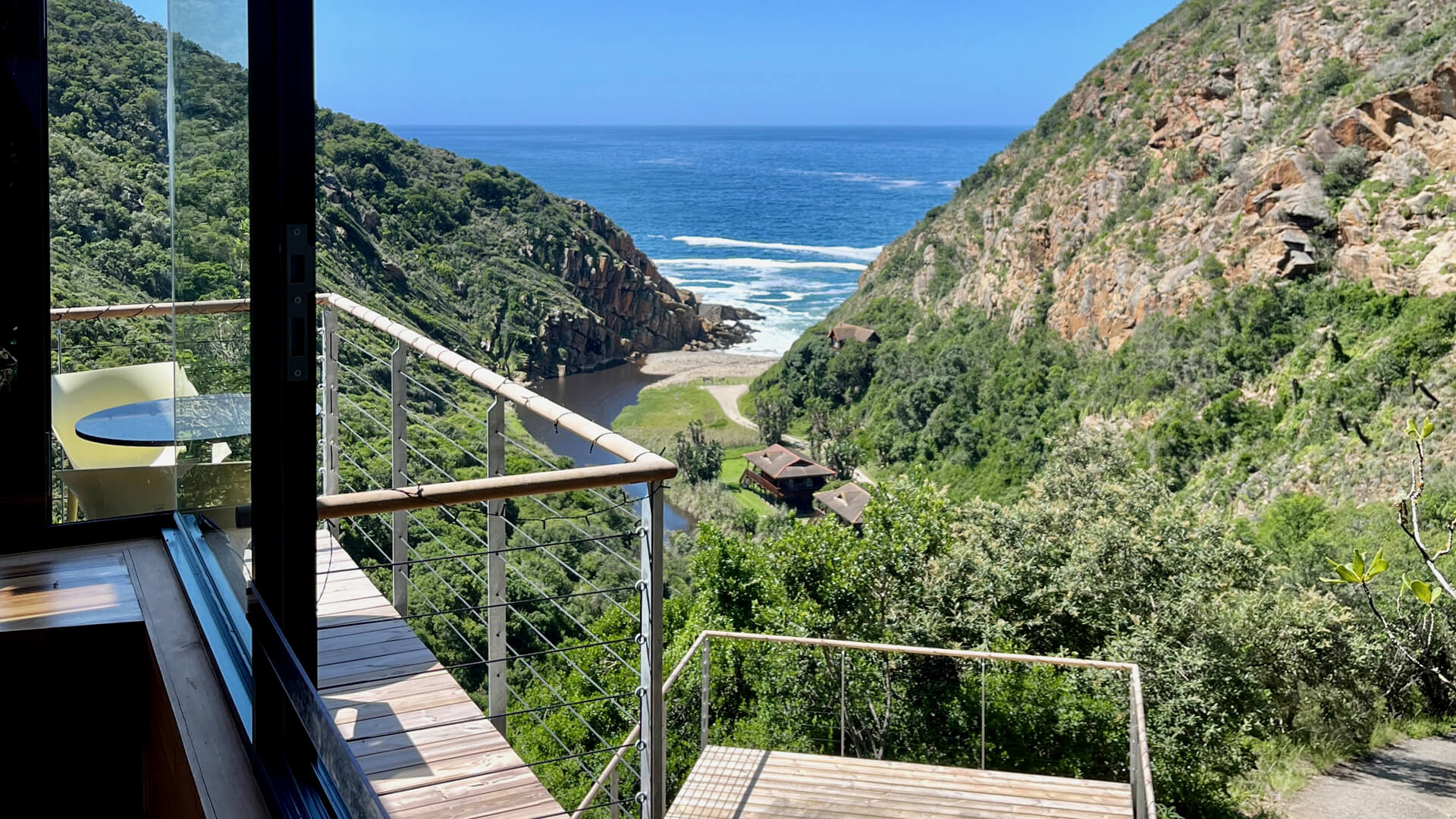 Scenic South African coastal landscape